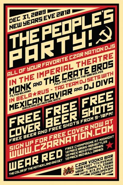New Years at Czar: The People's Party